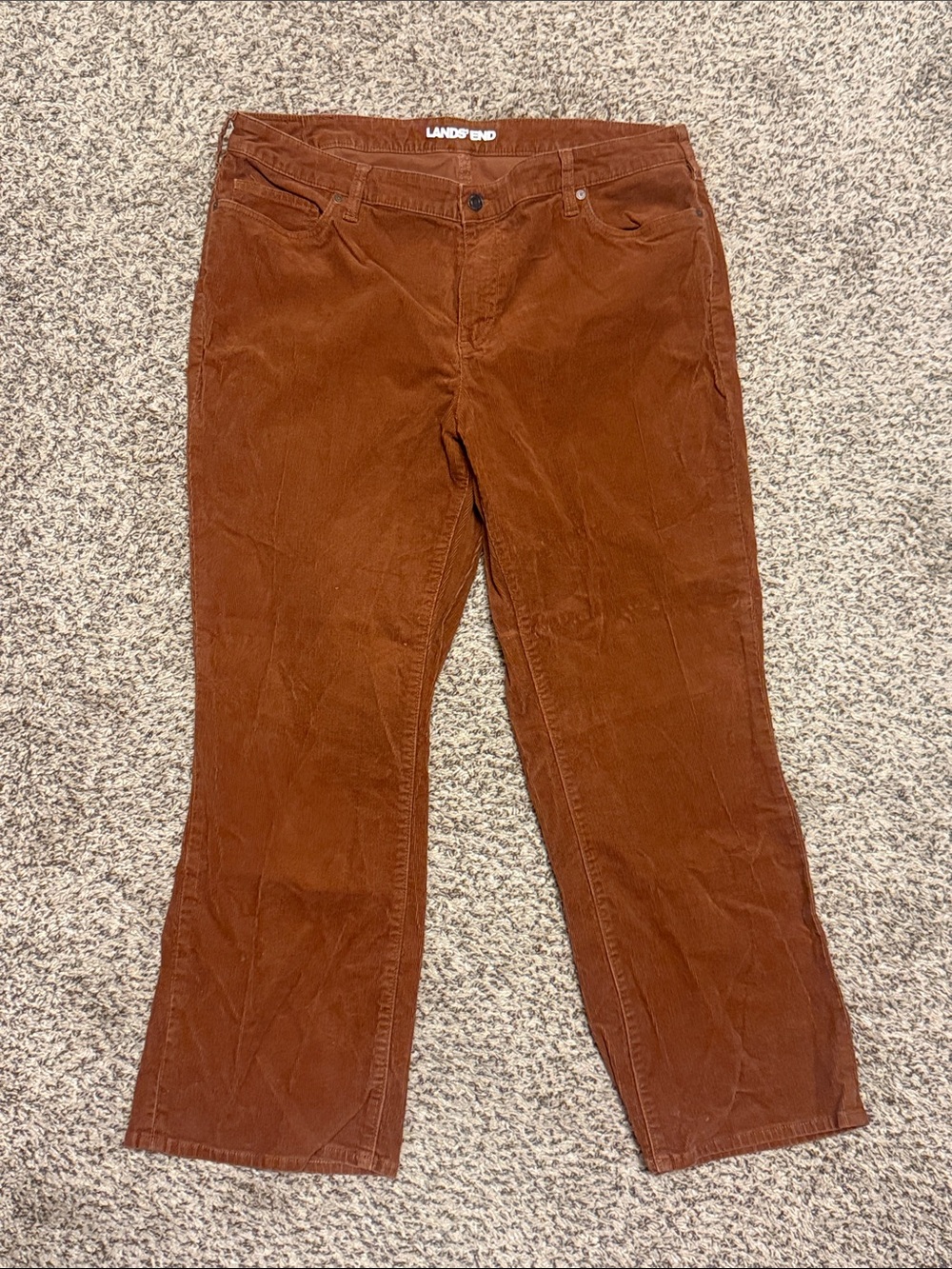 Lands' End Women's 18W Brow Corduroy Pants